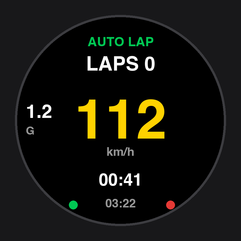 AUTO LAP 自動計圈啟動