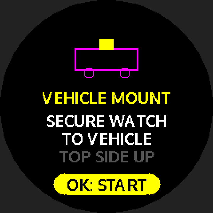 VEHICLE MOUNT 確認頁
