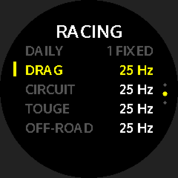 RACING 設定 P2